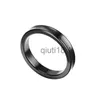 Band Rings Concave Ring Fashion INS Cool Style Black Titanium Wide Narrow Couple Ring 1837 Jewelry x0920