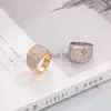 Band Rings Luxury Hip Hop Micro Pave CZ Stones All Iced Out Bling Ring 925 silver Gold Plated HipHop Rings for Men Jewelry boy gift size 813360612 x0920