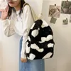 School Bags Korean Preppy Sweet Girl Student Cute Backpack 2023 Fresh Large Capacity Plush Y2k Mochilas Para Mujer