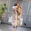 Futra dla kobiet Faux Fur Fut Fur Kamizelka z kapturem kobiet płaszcz zimowy 2023 Nowy naturalny futra PRAWDZIWA HOT SPRZEDAŻ DAMENS CROTPED CROTHING BEZPŁATNA WYSYŁA L230920