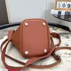 Cesta Tote Bag Luxury Designer Bag Bucket Bag Mulheres Clássico Lichia Couro Mini Totes Bolsa Clutch Bag Com Seda e Cavalo Ombro Cruz Corpo Bolsa Carteira