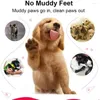 Abbigliamento per cani Pet Foot Clean Cup Gel di silice Nessun danno per cani Strumento di pulizia Spazzola per lavaggio in plastica Accessori per rondelle