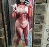 Costumi Catsuit Annie Leonhardt Ragazza Titan Costumi Hallowee Stampa 3D Attacco su Titano Halloween Donna/Maschio Zentai Catsuit Ragazze Body