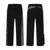 High Street Fashion Brand Asymmetric Line Design Circle Decoration Straight Tube Loose Relaxed Sports Pants9bed