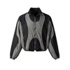 New designer High Street ambience Shape stitching nylon short jacket jacket fashion hot selling jacket jacket