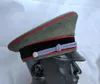 Bérets REPRO WWII allemand Heer officier d'artillerie chapeau à visière casquette militaire sans BADGE