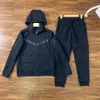 Automne / hiver pour hommes de survêtement lettre imprimée lettre à capuche à capuche Sweatshirts pantalons décontractés pour hommes décontractés