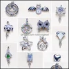 Schmuckeinstellungen 100% S925 Sterling Silber Anhänger Perlenkette 12 Stile für Frauen Mädchen Mode DIY Geschenk Drop Lieferung Dhgarden Otheo