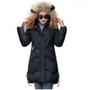 Veste d'hiver en duvet pour femme, manteau, vêtements d'extérieur à capuche, Parka épaisse en coton rembourré, manteaux de base, 2023