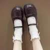 Dress Shoes Small Leather Shoes Cute Bow Mary Jane Female Version Everything Soft Sister Lolita Jk Shoes Summer Day Thin 230920