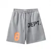 Galleries Dept Harajuku 23ss Été Vintage Lettre 8 Imprimé De La Streetwear Hip Hop Cordon Unisexe Beachwear Hommes Casual Gym Shorts Ffo