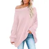 Women's Sweaters Casual Long Sleeved Crew Neck Pullover Solid Color Sweater V Men Fleece