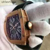 Armbandsur Richarmilles Tourbillon Tactical Wrist Watches RM Watches Womens Series RM023 Automatic Mechanical Hollow Out Wine Barrel Handsur Male RM02 HBUE