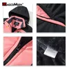 Kadın Ceketleri Magcomen Kadınlar Trendi Kayak Ceket Kış Sıcak Polar Parka Su Geçirmez Yağmur Kar Ceket Rüzgar Derbazı Dış Giyim Kar yağışı 230919