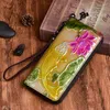 Wallets Vintage Women Genuine Leather Phone Clutch For Woman Casual Card Holder 2023 Retro Handmade Embossed Purse