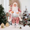 Décorations de Noël Grande poupée de père Noël 60 cm Poupée de Noël Cadeau de l'année Décorations de joyeux Noël pour les ornements de la maison Natal Navidad 230920