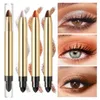Shadow Glitter Shadow Stick Shine Shine Shimmer White Brighter Pencil Bronzer Metal Bright Party Kobiety Makeup Cosmetics 230919