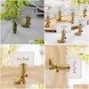 Party Decoration Cowboy Boot Place Card Holder Table Centerpiece Wedding Bridal Shower Favors Seat Number Holder Drop Delivery Home Dhfog