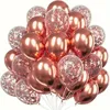 Dekoracja imprezy 30pcs konfetti lateksowe balony na urodziny Work Wesder Baby Shower Globos 230920