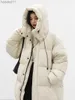 Women's Down Parkas Chic Ven Women's Down Coats Korean Loose Hooded Thick Warm Long Down Jacket Winter Coat For Women Women Parkas Outerwears 2022 L230920