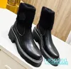 Boots leather plush with stylish simple style classic