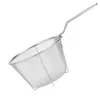 Cooking Utensils Foldable colander Folding basket french fries stainless steel sieve baskets cooking strainers for the kitchen Fryer oil filter 230920