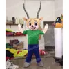 Halloween Antelope Mascot Costumes Symulacja Najwyższej jakości Kreskówka Charakterys Karnawał unisex dorosły strój strój świąteczny