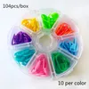 Pojęcia szycia Narzędzia wielostronne markery plastikowe Uchwyt igła Clip Craft Mix Mini Knitting Crochet Blocking STITCH303D