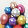 Party Decoration 10/20/30Pcs 5/10/12 Inch Metallic Balloon Chrome Metal Ball Pearl Latex Color Happy Birthday 230920