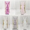 Ruffle Chair Sash Wedding Chair Band Guaze for Chiavari Chair Decoration