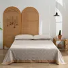 Couvertures Lettre Fleur Couverture en coton Couvre-lit sur les canapés-lits 200 * 230 150 * 200 Haute Qualité 230920