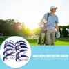 Club Shafts 10st Set Korea Flaggolfklubbar Huvudskydd för golfare headcovers Iron Protector Set Headcover 230920