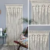 Curtain Boho Living Room Window Cotton Handmade Woven Tapestry Wall Decor Door Divider Drape For Apartment Home 90x180cm