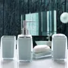 Set da 4 pezzi in acrilico set di accessori per il bagno set bottiglia di sapone tazza per bocca portasapone tazza portaspazzolino custodia ball boy householy DTT88 Y220B