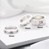 Fashion simple fairy Band Rings couple skull design party shiny men and women jewelry gift for lover does not fade274m