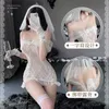 Ensemble sexy Cosplay Mariée Costumes de fête de sexe Robe de mariée en dentelle Femmes Lingerie sexy Uniforme Sensuel Roleplay Couples Jeu Tentation Tenue L230920