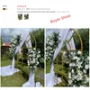 Christmas Decorations Wedding Props Flower Row Arrangement Artificial Ball Arch Pavilion Decor Hanging Corner Floral Party Stage Scene Layout Supplies 230919