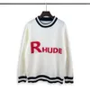 High Street Fashion Brand Sport losgebreide jacquard trui met eenvoudige letterstreep Mennwvk