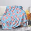 Blankets Cute Pig Pink Fleece Blanket Warm Bedroom Throw Blanket on Bed Sofa Bedding Travel Sherpa Blankets for Adult Kids Girls Quilt 230920