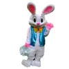 Halloween lapin blanc mascotte costume simulation dessin animé thème personnage adultes taille Noël publicité extérieure tenue Su289Q