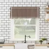 Curtain Solid Color Brown Short Curtains Kitchen Cafe Wine Cabinet Door Window Small Wardrobe Home Decor Drapes