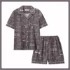 Mannen Nachtkleding Zomer Heren Pyjama Pyjama Set Nachtkleding Grote L 5XL 6XL Shirts Shorts Pyjama Homewear