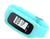 Partihandel Digital LCD -pedometer Smart Multi Watch Silicone Run Step Walk Distance Calorie Counter Watch Electronic Armband Color LL
