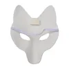 Kostüm Aksesuarları Masquerade Partileri Japon Kabuki Kitsune Foxes Maskeleri Japon Anime Cosplay Cadılar Bayramı Partisi Kostüm Sahibi Elastik Kemer