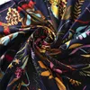 Kadın Cape Yeni Marka Hicab Şalları% 100 Twill İpek Eşarp Renkli Eskiz Tat Fot Pot 130cm Kare Eşarplar Baskı Kerchief Womanhead Bantscarf L230920