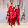 Passende Familien-Outfits, Vater, Mutter, Kinder, passende Kleidung, Familienlook-Outfits, Baby-Mädchen-Jungen-Nachtwäsche, Navidad, Weihnachten, passende Familien-Pyjama-Set 230920