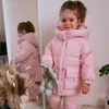 Down Coat Winter Overalls Jumpsuit For Girls Boy Children Jackets Kids Snowsuit Duck Down Parka Coats Toddler Baby Bear Toy Outerwear 230919