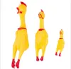 pet dog puppy screaming shrilling yellow chicken pet dog toy kids sound toy nontoxi cat rubber chewing chick toys