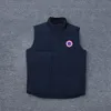 Haute qualité Designer Down Vest vestes de poche femmes Parkas fermeture éclair à manches longues gilet d'hiver en coton veste Badges hommes downs manteau décontracté gilets d'oie XS-XXL