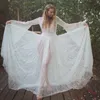 Illusion Boho Women Long Wedding Dresses 2020 Wedding Gown gongbaolage V Neck Lace Bohemian Slim Fit Party Sexy Bride Dress266l